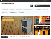 Tablet Screenshot of la-chaudiere-bois.com